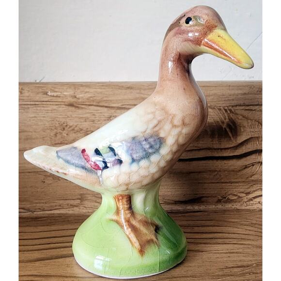 Vintage Mallard Duck Female Single Salt or Pepper Shaker 4” Japan - Picture 1 of 14